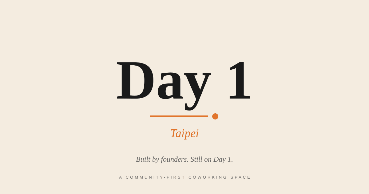 Day 1 social card