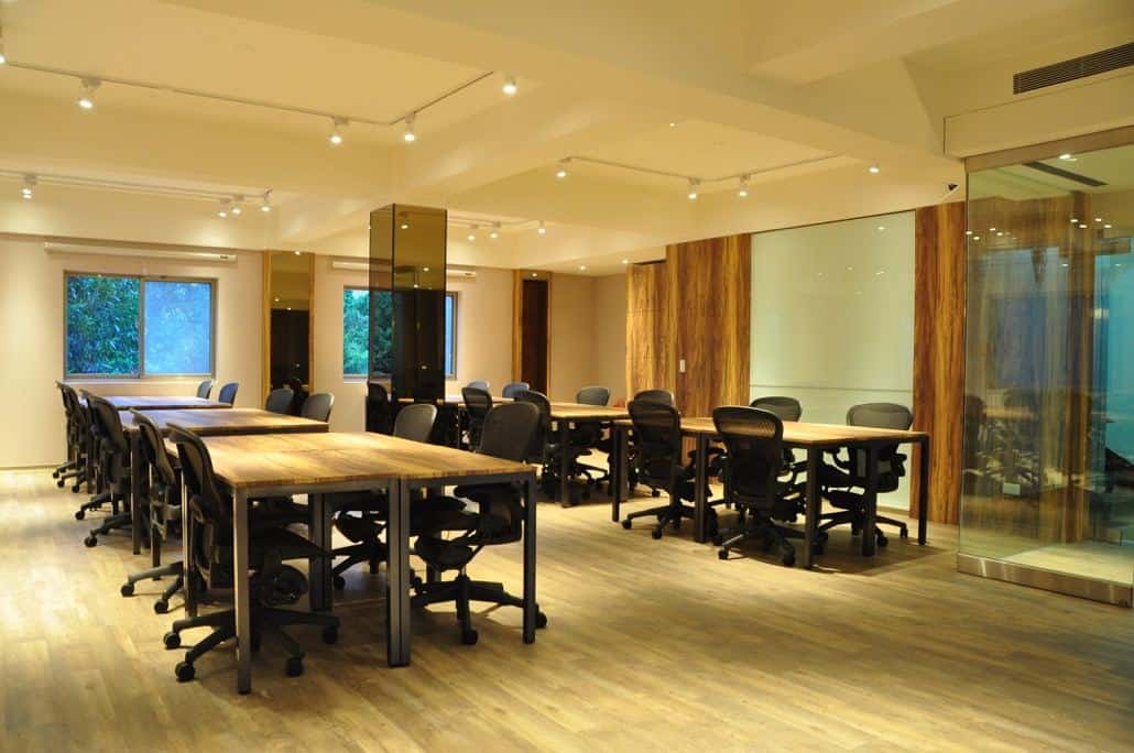 The shared workspace at CLBC Da’an